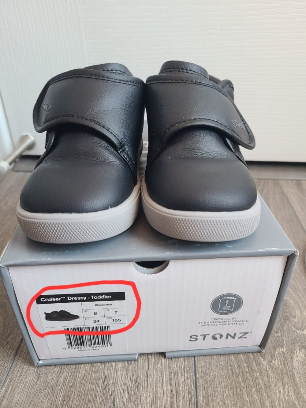STONZ - Cruiser Dressy – Black – US 8 / EU 24